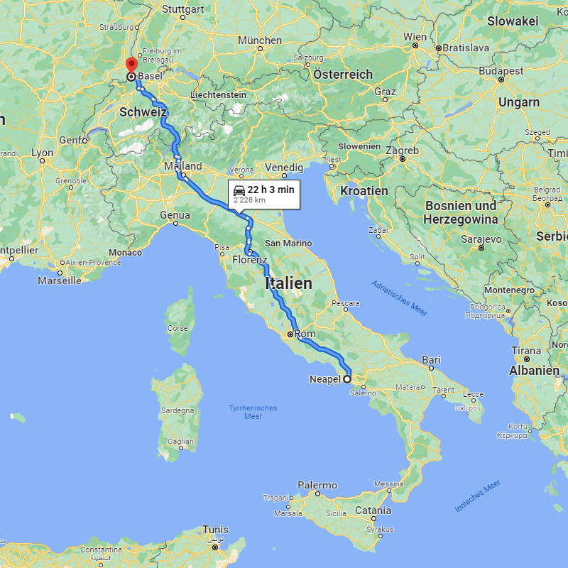 Basel-Neapel-Basel
